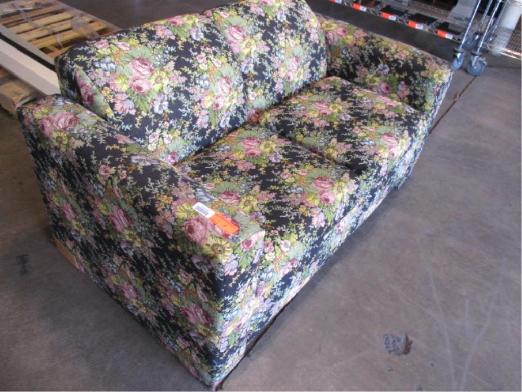 Multi-colored Floral Sofa