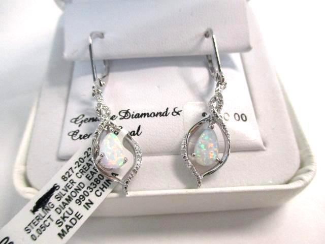 Sterling Silver Earrings W/