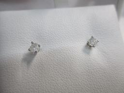 14K WG Studs