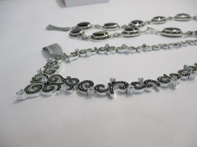 (5pc) Silverplate Jewelry