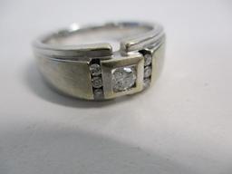 14k WG Mens Ring