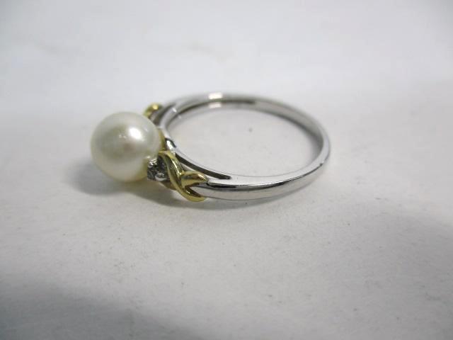 14k WG Pearl Ring