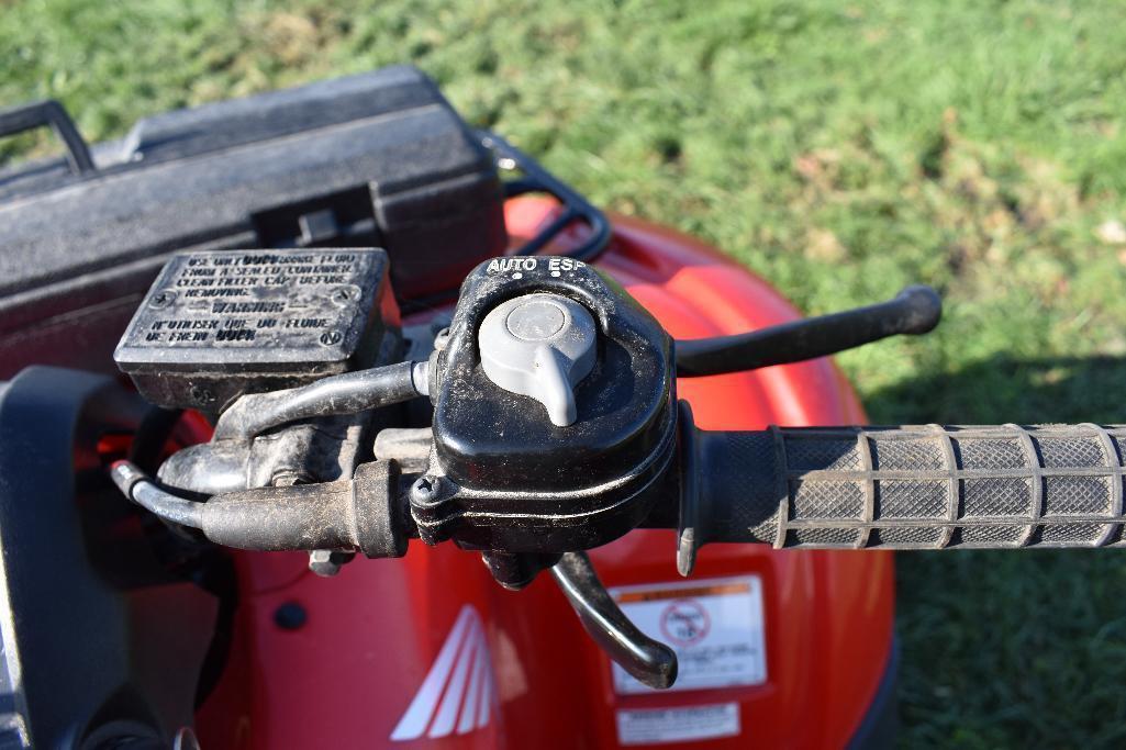 '11 Honda Rancher AT 4wd ATV