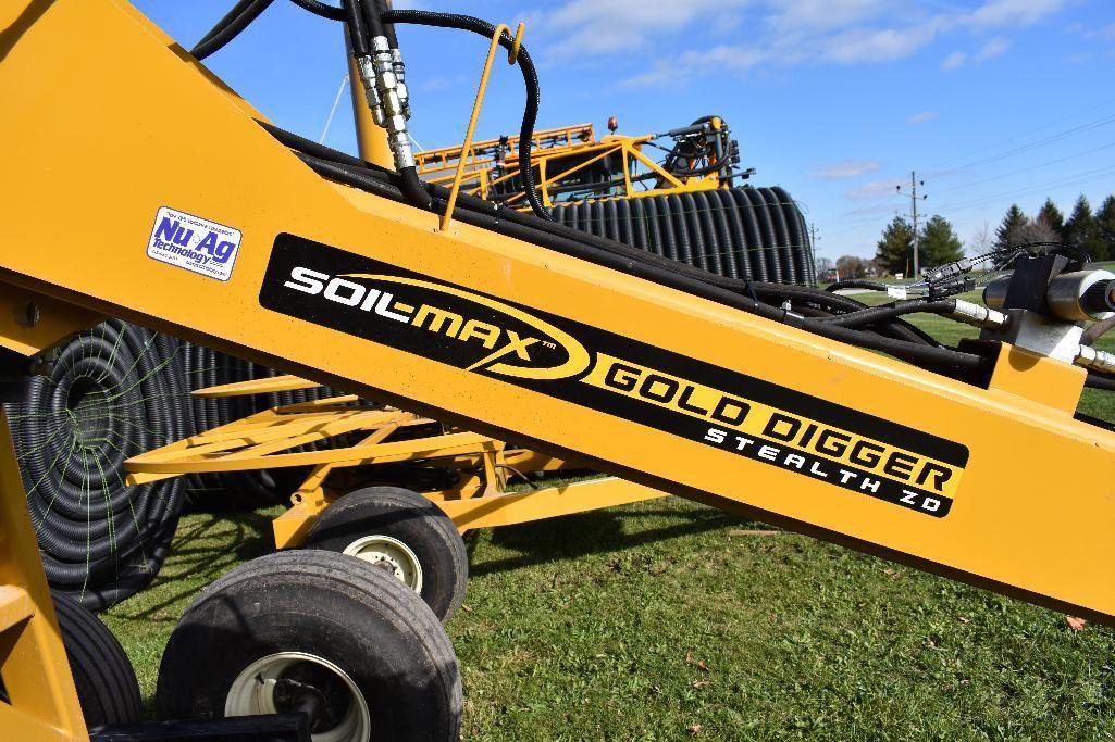 '14 Soil-Max Gold Digger Stealth ZD pull-type tile plow