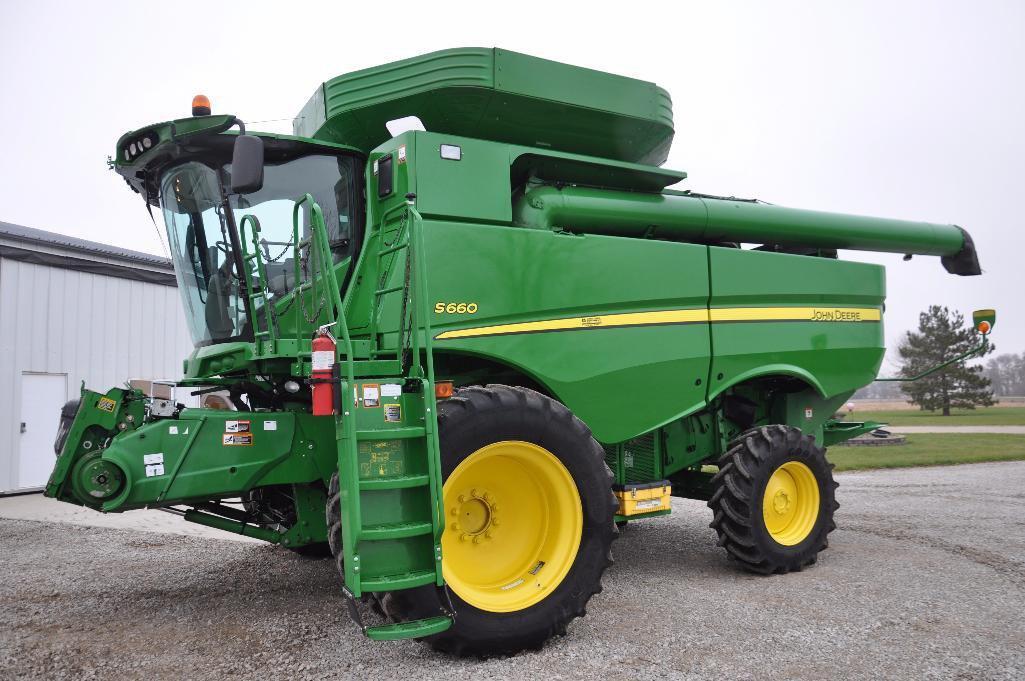 '12 JD S660 2wd combine