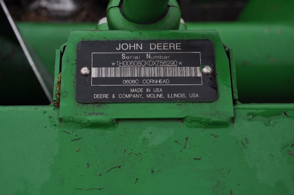 '13 JD 608C 8 row 30" corn head