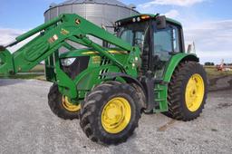 '13 JD 6125M MFWD tractor w/loader