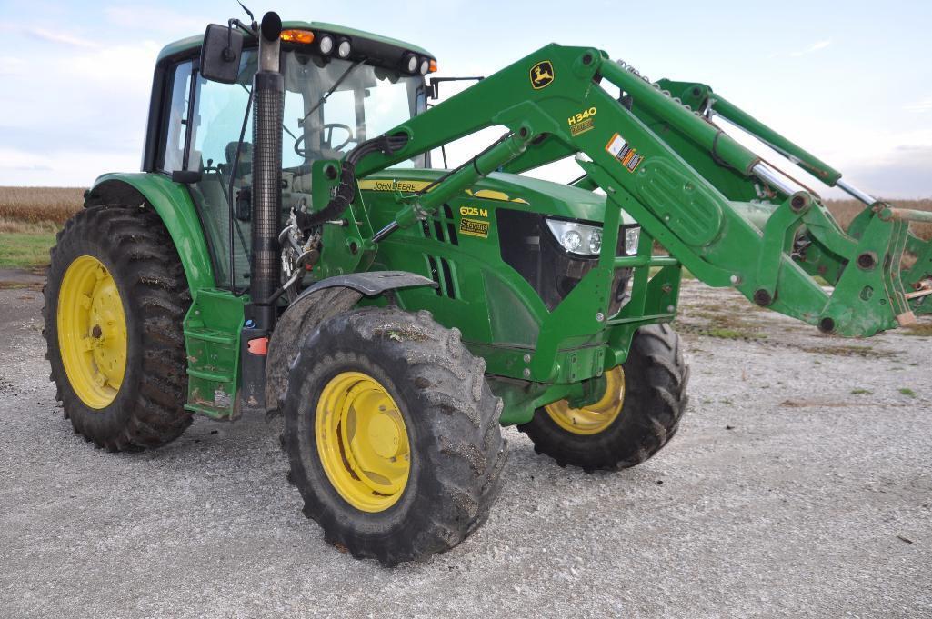 '13 JD 6125M MFWD tractor w/loader