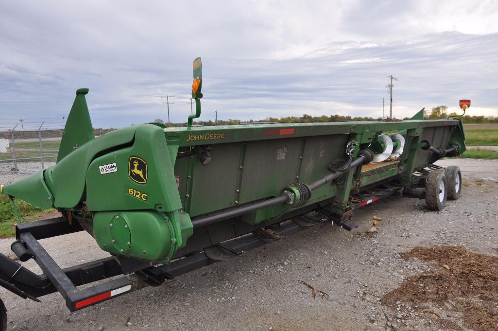 '15 JD 612C StalkMaster 12 row 30" chopping corn head