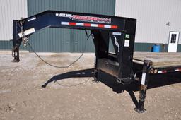 '13 Trailerman 30' gooseneck flatbed trailer