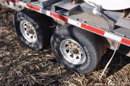 N&N 20' bumper hitch flatbed/fuel trailer