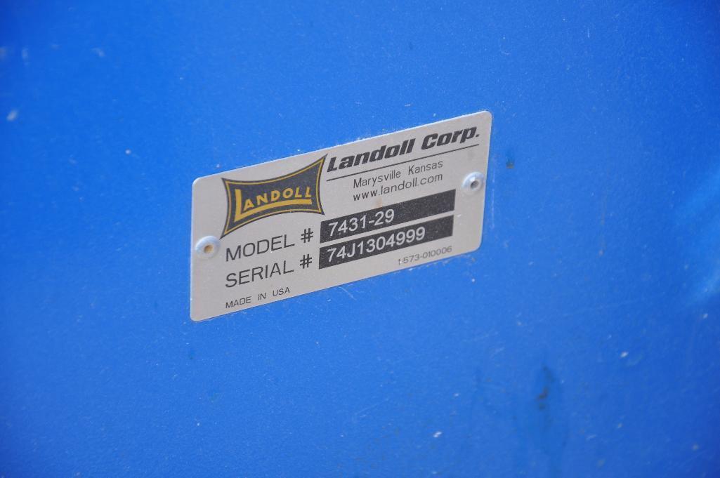 '13 Landoll 7431-29 29' VT Plus vertical tillage tool