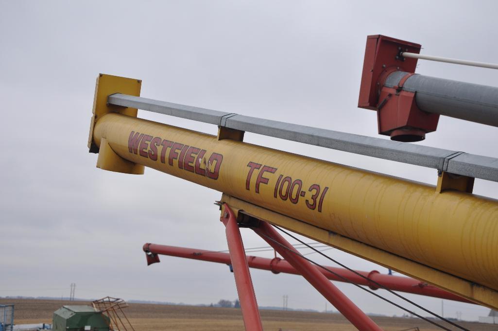 Westfield TF 100-31 10"x 31' truck auger w/ Honda 20 hp eng.