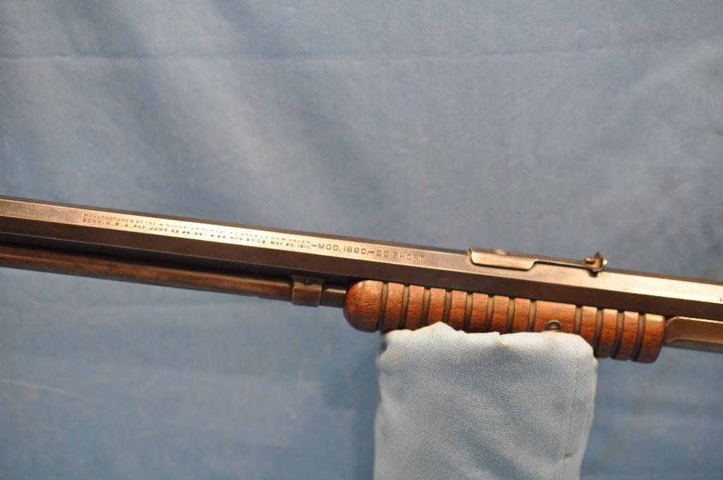 WINCHESTER MODEL 1890 .22 SHORT PUMP RIFLE