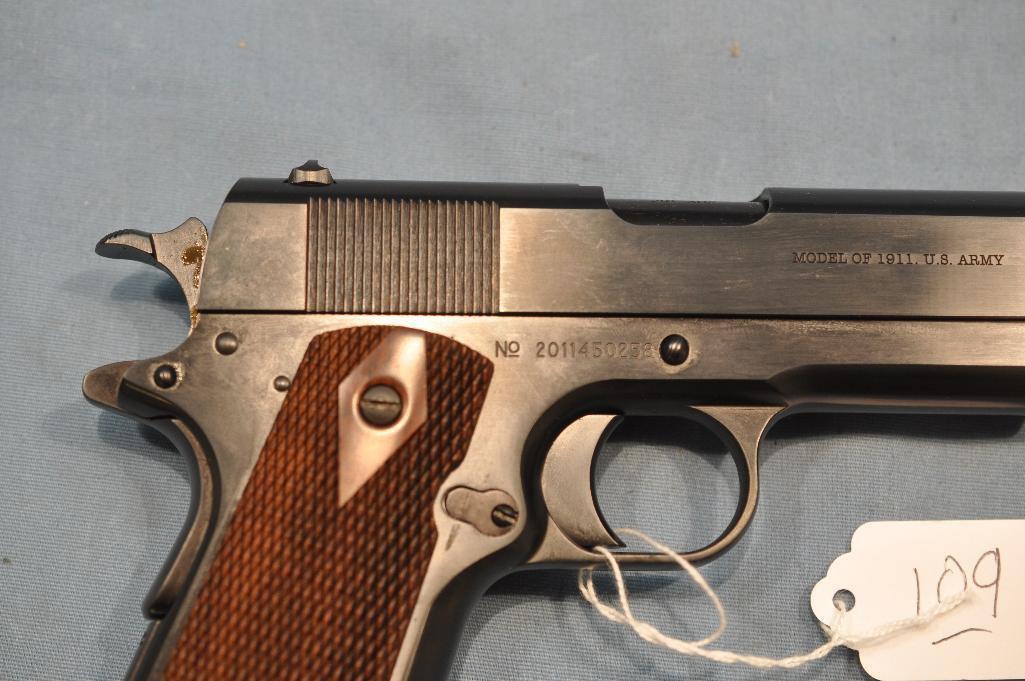 Browning Model 1911 US Army .45 ACP semi auto pistol