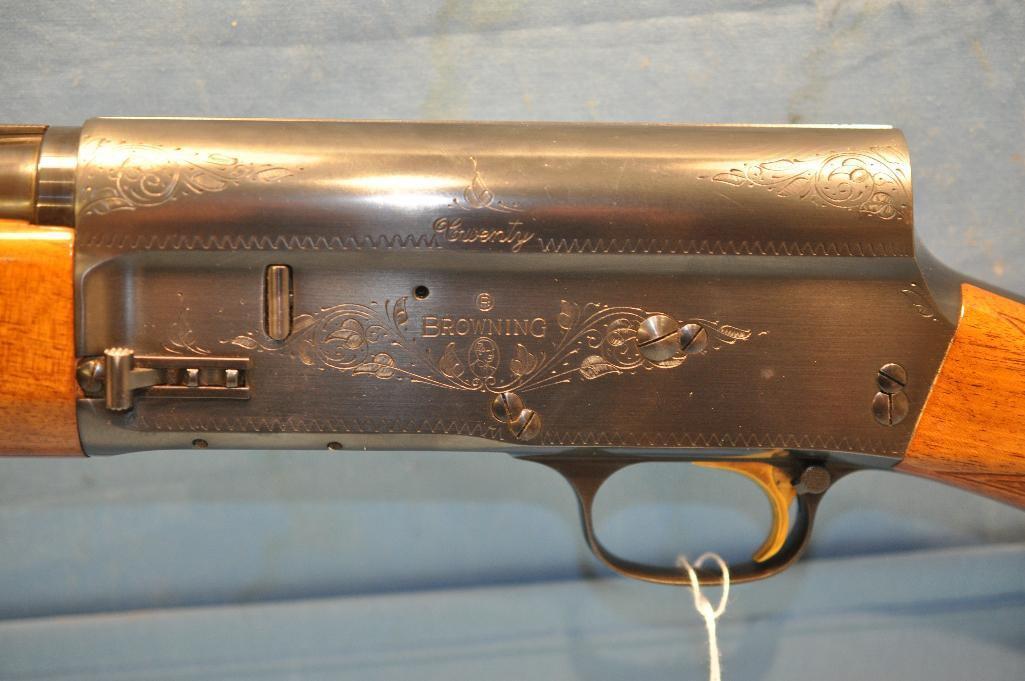 Browning "Twenty" 20 ga. Semi auto shotgun