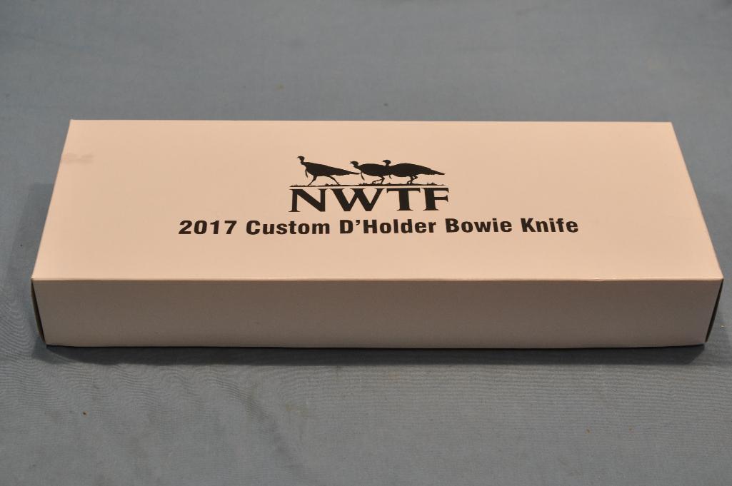 National Wild Turkey Federation 2017 bowie knife