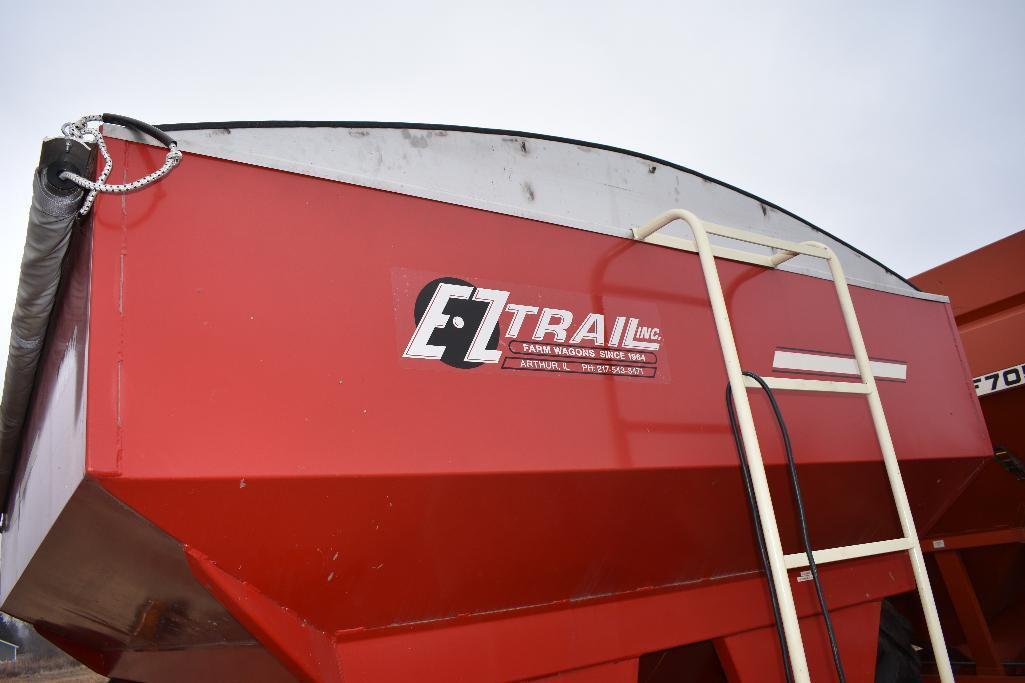 E-Z Trail 3400 dual compartment gravity wagon with 14' hyd. drive auger
