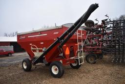 E-Z Trail 3400 dual compartment gravity wagon with 14' hyd. drive auger