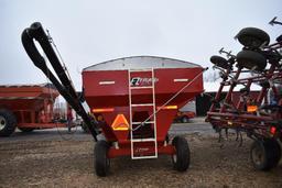 E-Z Trail 3400 dual compartment gravity wagon with 14' hyd. drive auger