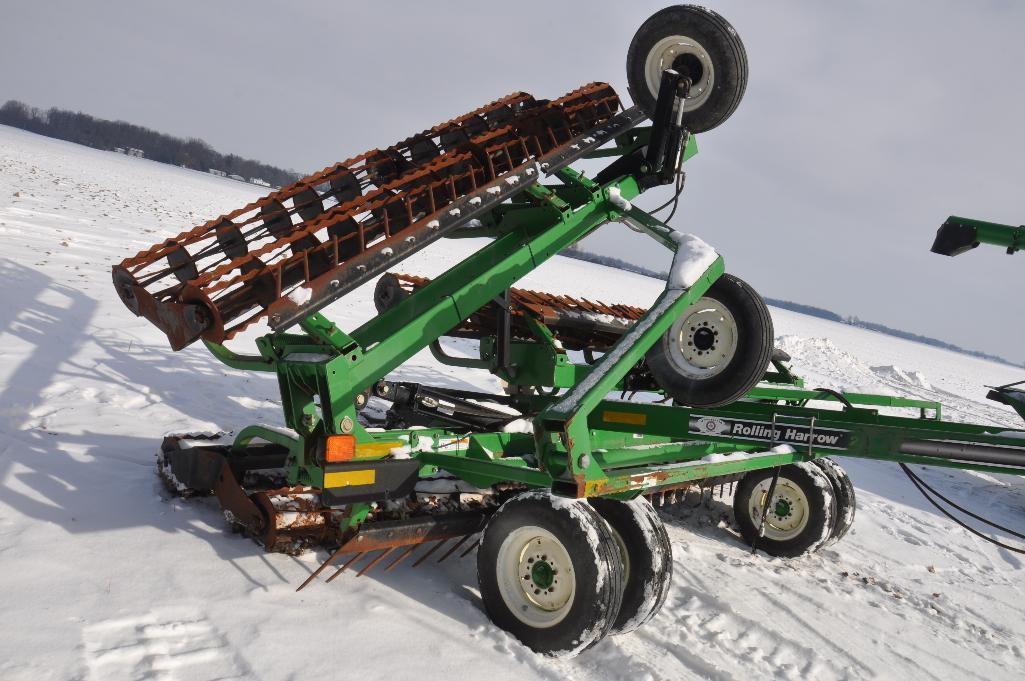 Unverferth 220 37' rolling harrow