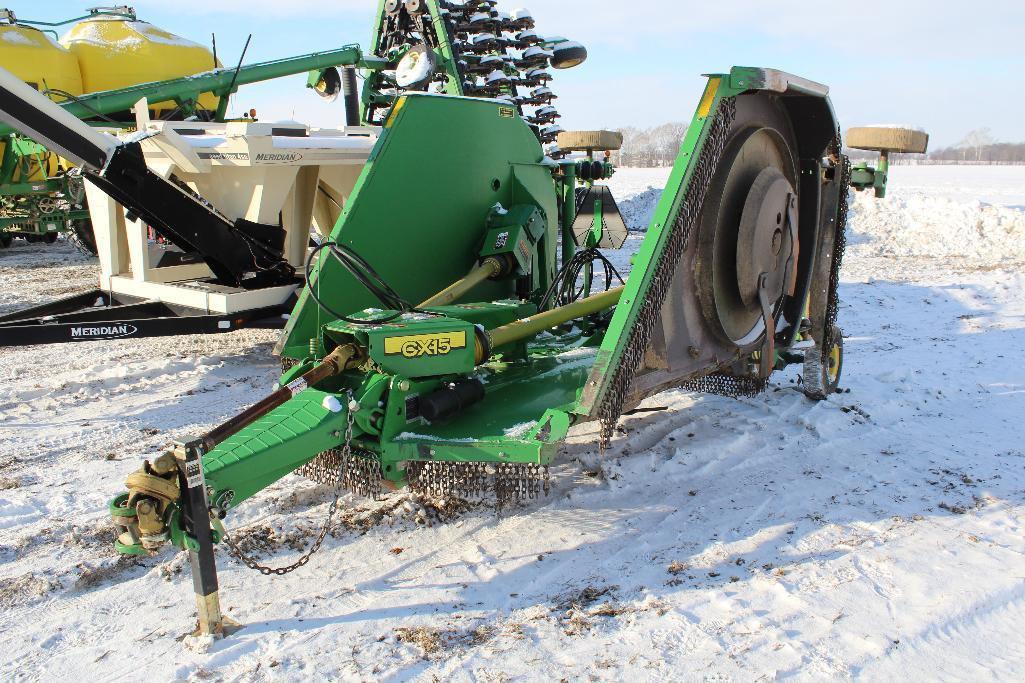 '09 JD CX15 15' batwing mower