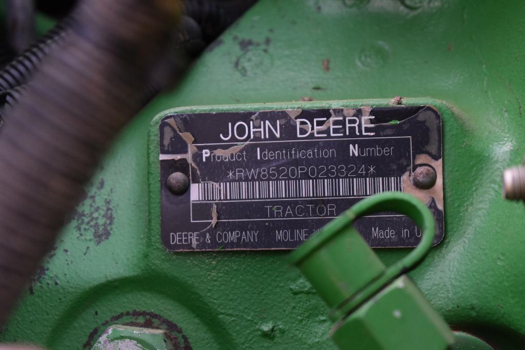 '04 JD 8520 MFWD tractor