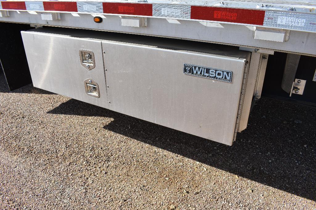'13 Wilson 53' drop deck aluminum trailer