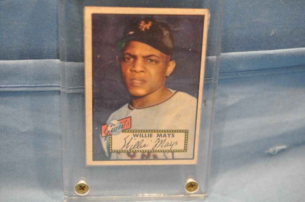1952 TOPPS WILLIE MAYS SECOND YEAR CARD