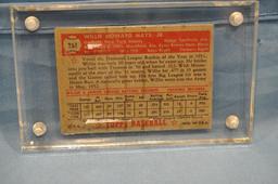 1952 TOPPS WILLIE MAYS SECOND YEAR CARD