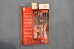 1994 MICHAEL JORDAN U.D. HOLOVIEW FX BASEBALL CARD