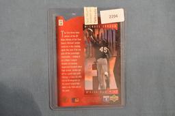 1994 MICHAEL JORDAN U.D. HOLOVIEW FX BASEBALL CARD