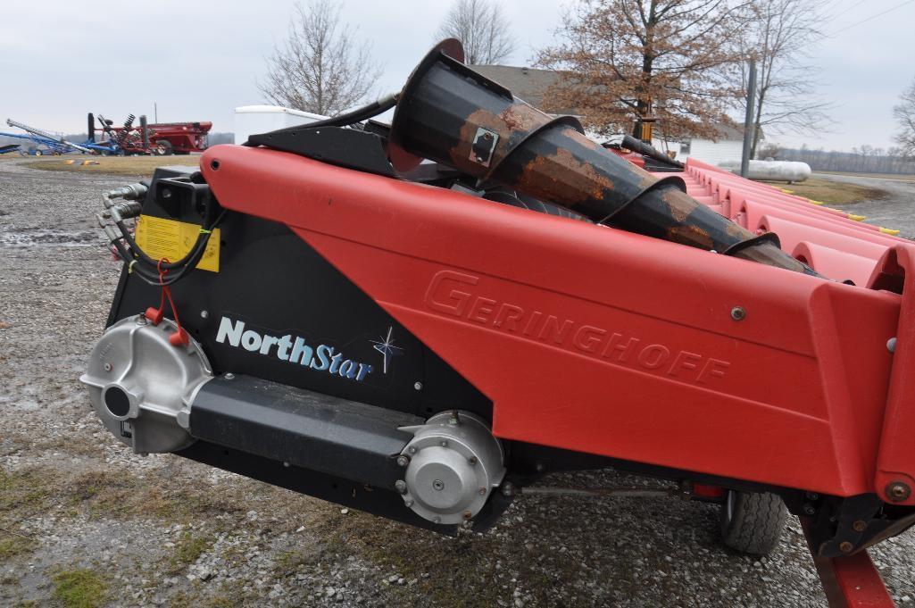 '11 Geringhoff NS1200/FB 12 row 30" folding corn head