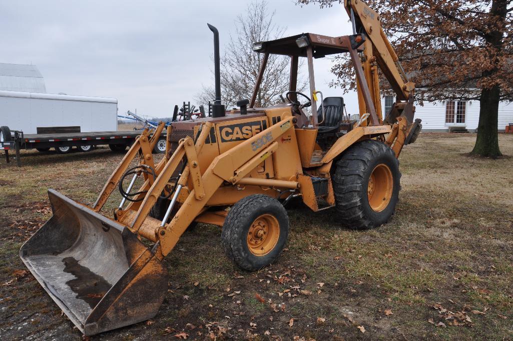 Case 580 Super E 2wd backhoe