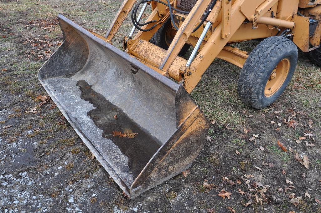 Case 580 Super E 2wd backhoe