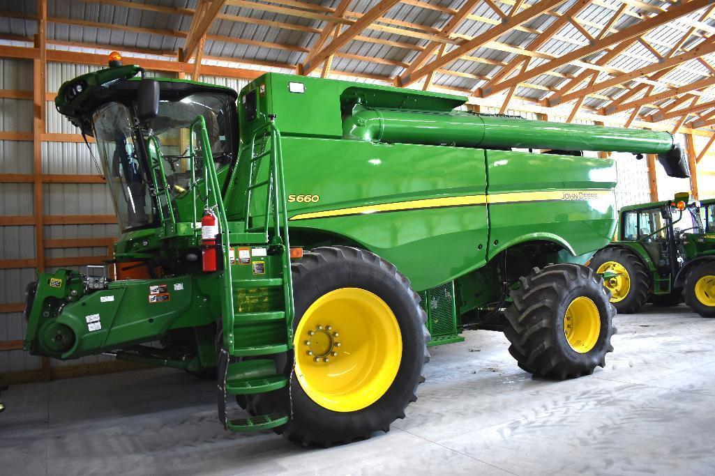 '14 JD S660 4wd combine