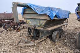 Grain-O-Vator feed auger wagon