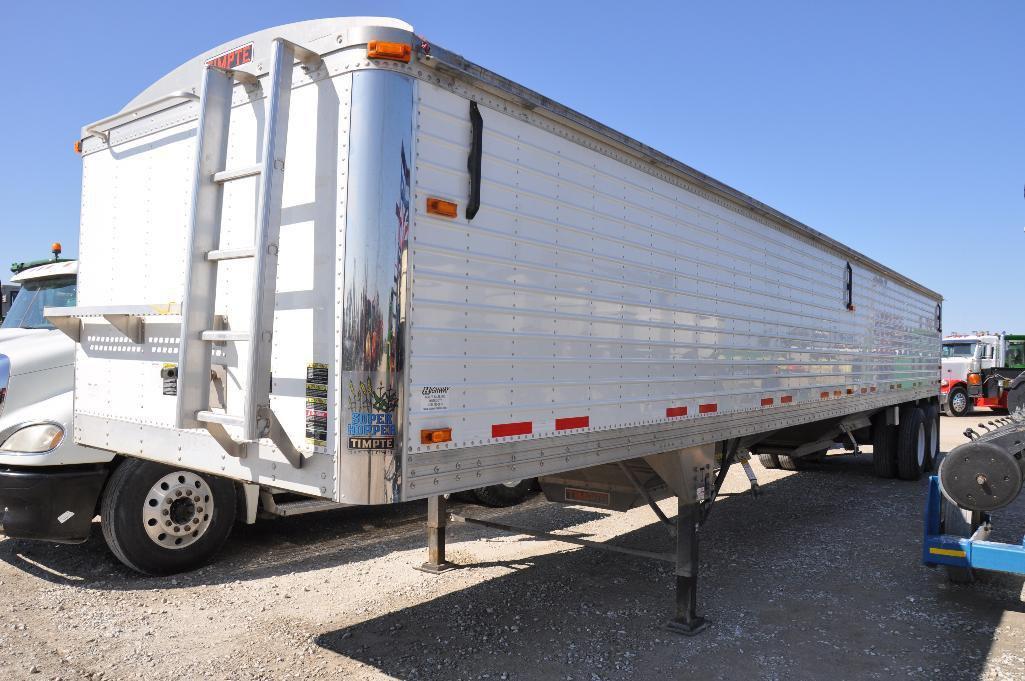 11 Timpte 42' aluminum hopper bottom trailer