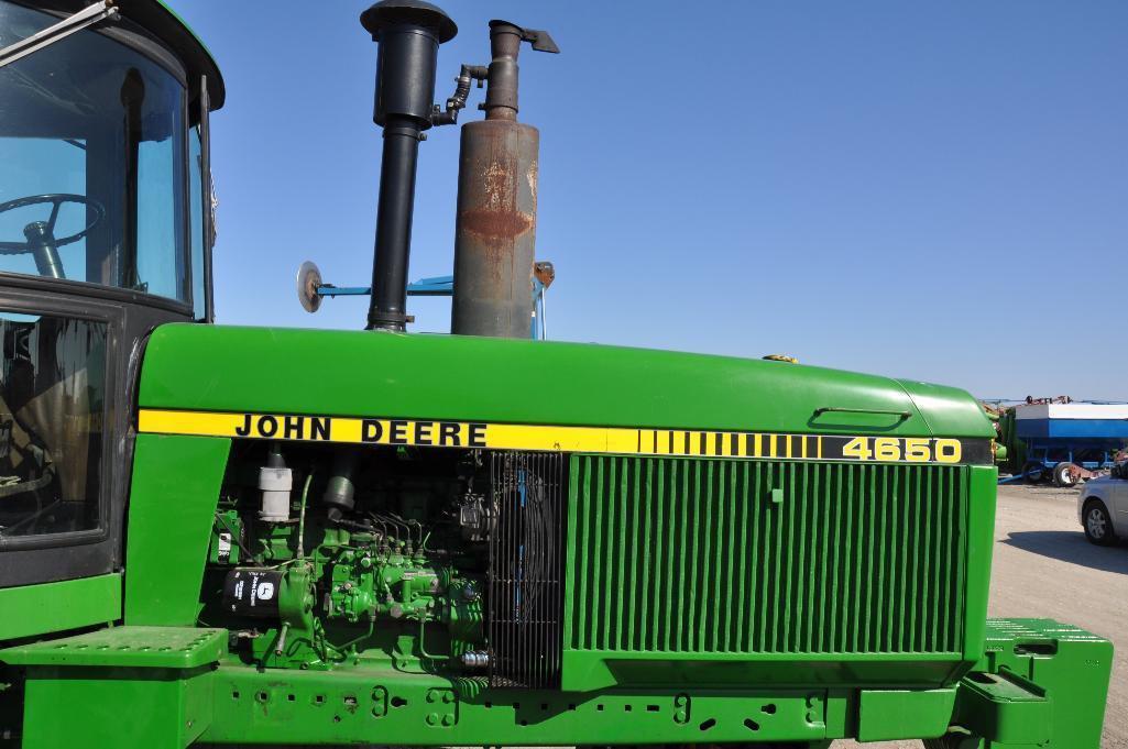 84 JD 4650 2wd tractor