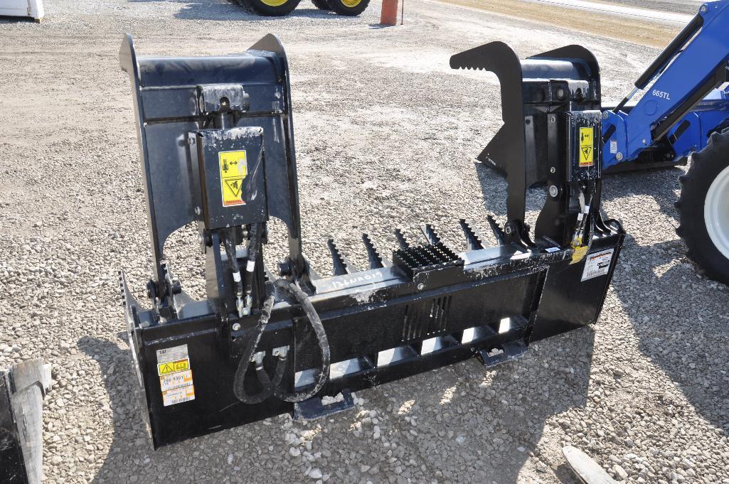 13 Cat 84" hyd. grapple for skid loader