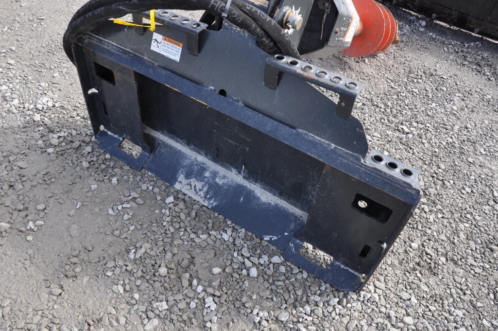 14 Bobcat 30H hyd. post hole auger for skid loader