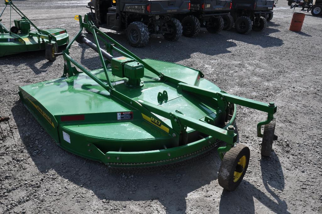 JD MX7 7' 3 pt. rotary mower