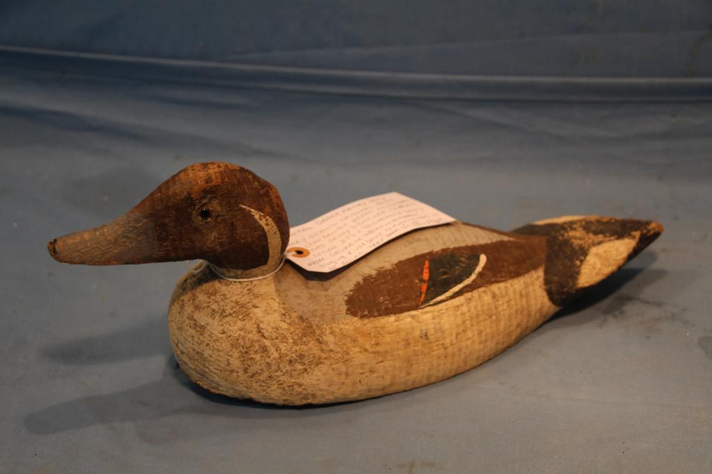 PINTAIL DRAKE FACTORY WOODEN DECOY