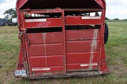 '10 Triple B&J 7'x32' steel livestock trailer