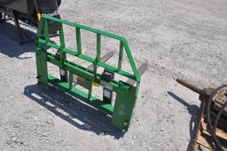 Frontier pallet forks for JD 300/400/500 series loaders