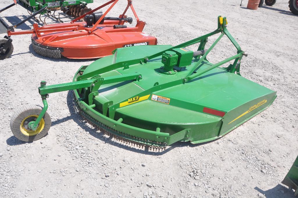 JD MX7 7' 3-pt rotary mower