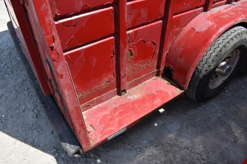 97 Kiefer Built 18' gooseneck livestock trailer