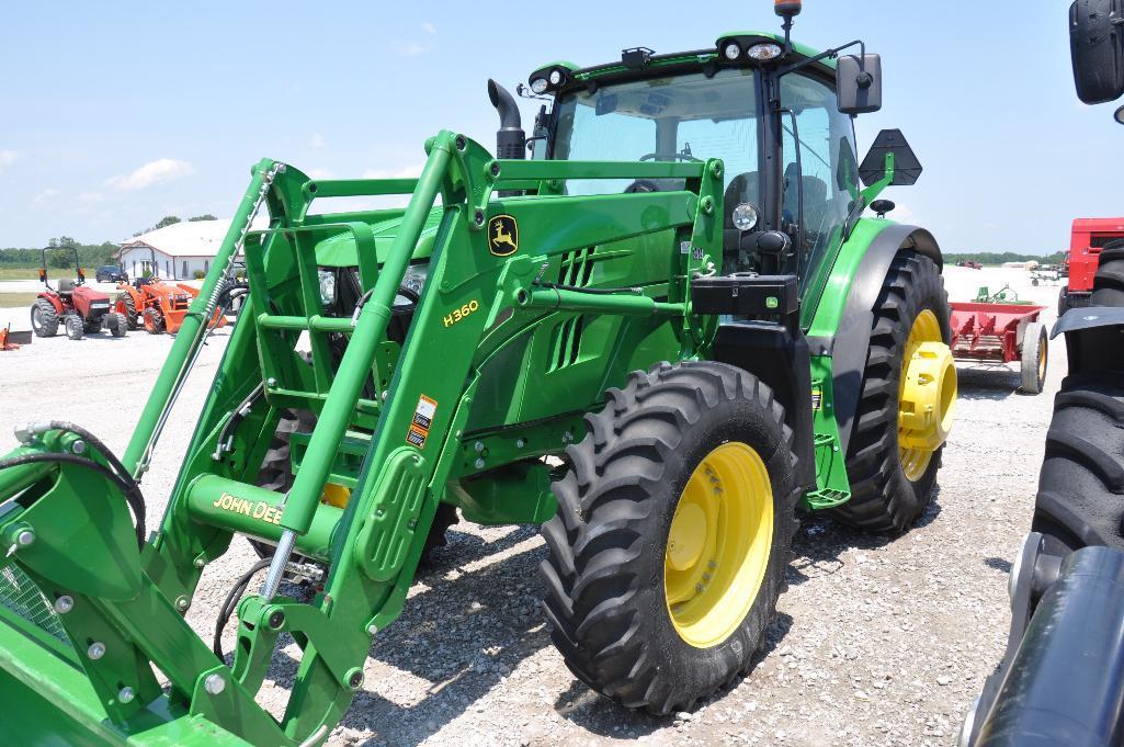 '14 JD 6150R MFWD tractor