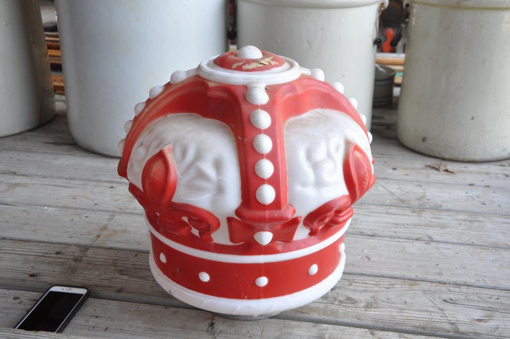 RED CROWN GAS GLASS GLOBE