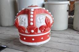 RED CROWN GAS GLASS GLOBE